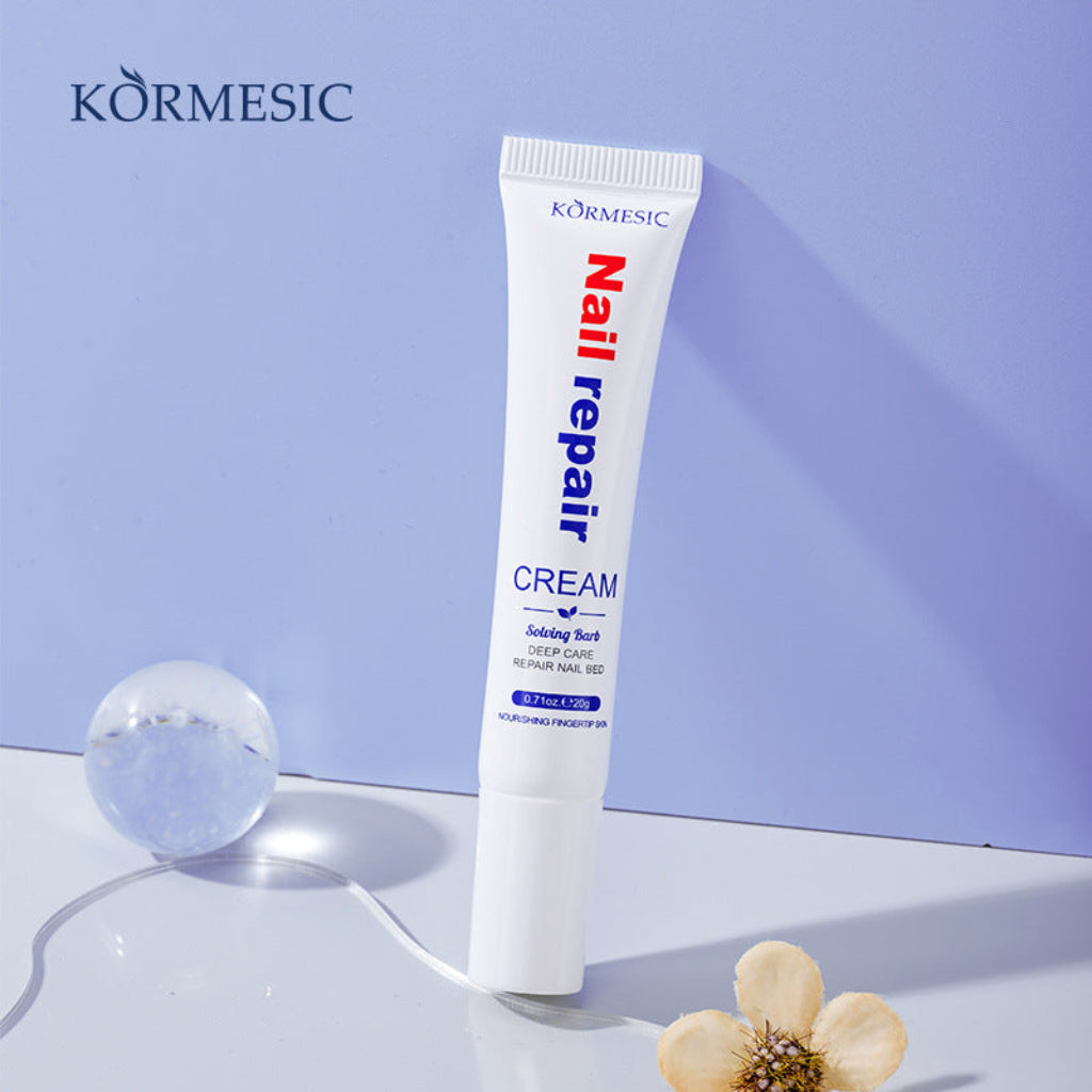 Give your nails the expert care they deserve with this professional quality KORMESIC repairing cream!