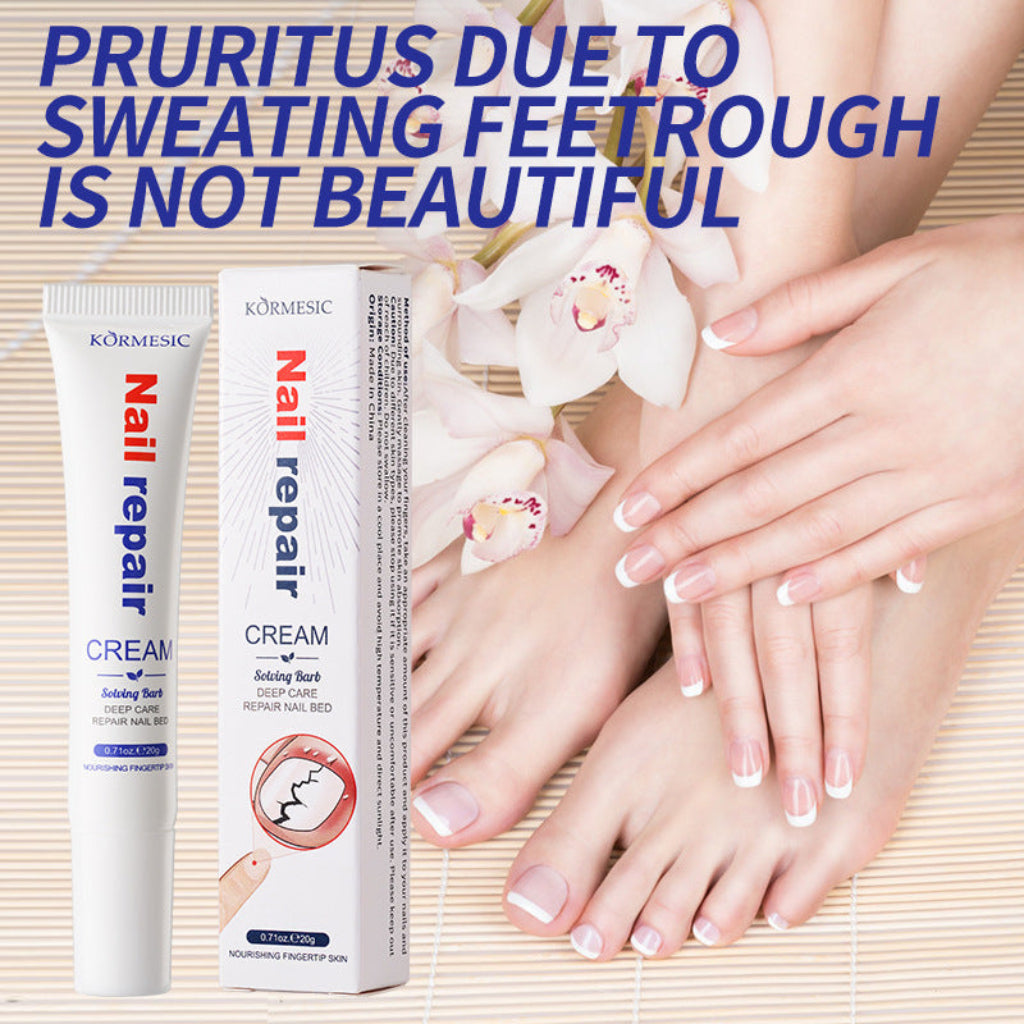 Give your nails the expert care they deserve with this professional quality KORMESIC repairing cream!