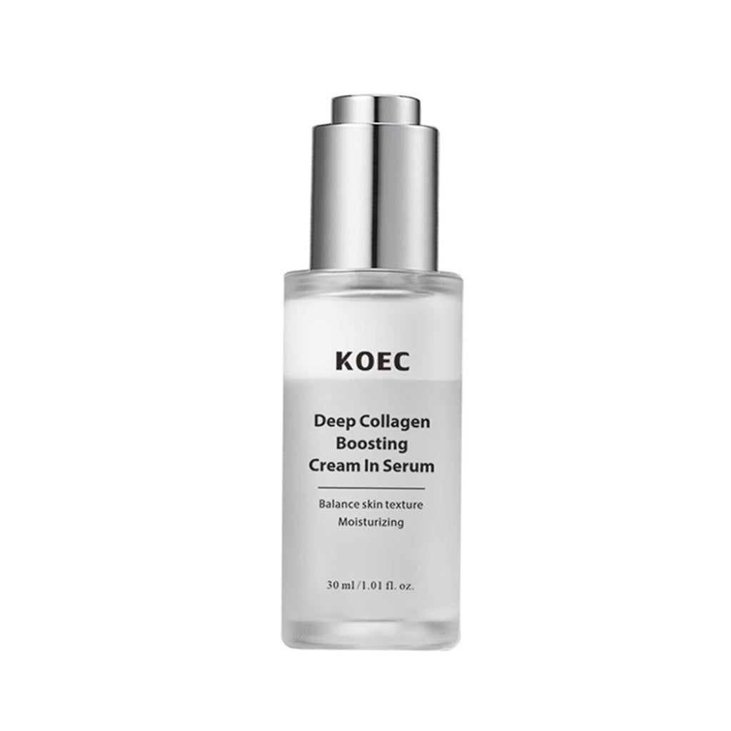 KOEC collagen serum
Cream in serum facial essence
Anti-wrinkle lifting serum
Moisturizing collagen lotion
Firming face serum for mature skin
Deep collagen boosting serum
Lightweight anti-aging essence
Serum for skin texture and elasticity
30ml collagen face serum
KOEC moisturizing facial cream