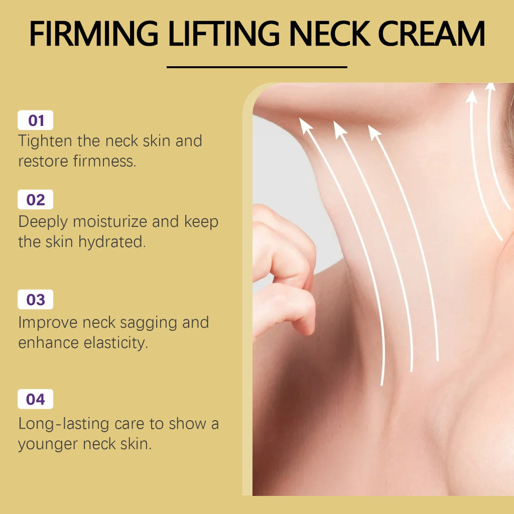 Rediscover a firm and smooth neck with this revolutionary cream that combines innovation and effectiveness!