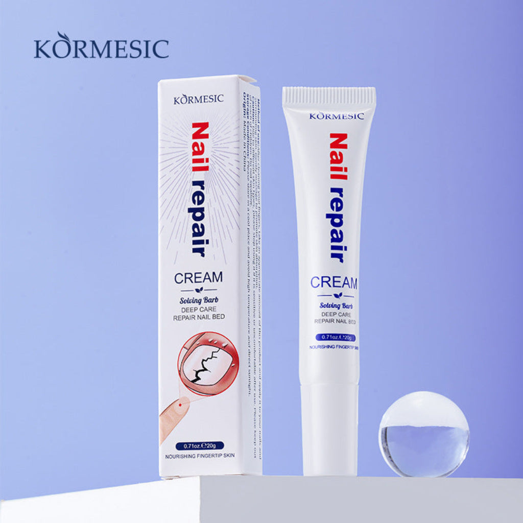 Give your nails the expert care they deserve with this professional quality KORMESIC repairing cream!
