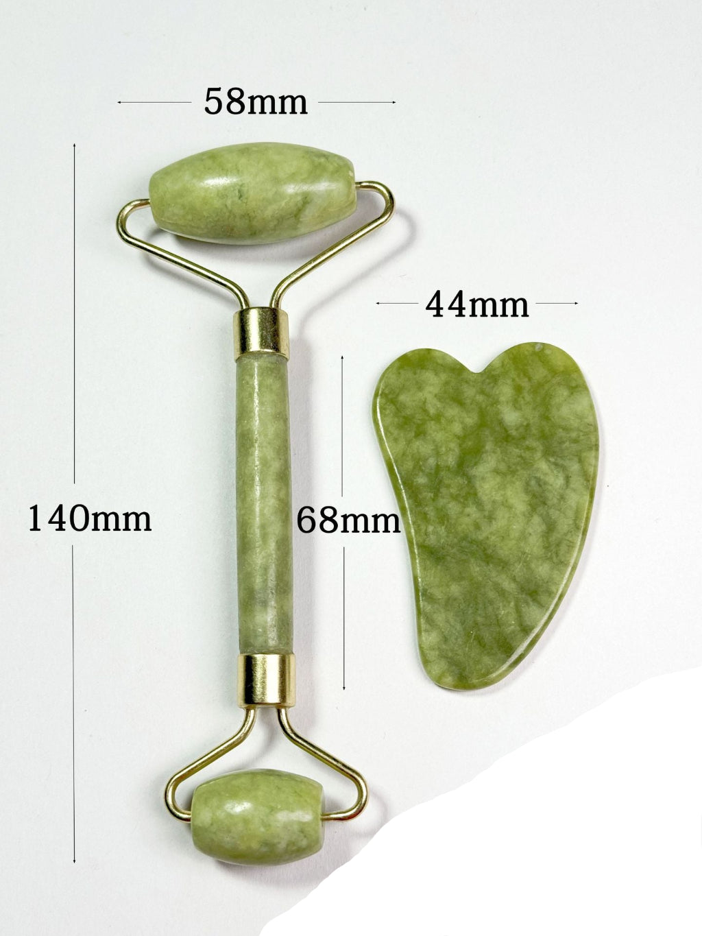Jade Roller - Natural Stone Face Massage Anti-Aging