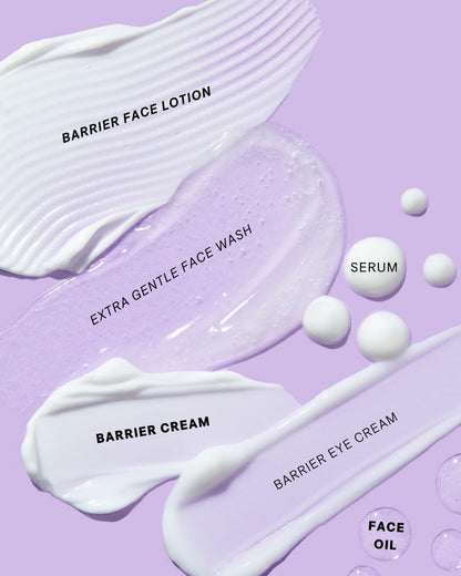 Face Wash for Sensitive Skin Facial Cleanser Vegan Ceramide Barrier Repair Extra Gentle for Daily Fragrance Free for Sensitive Skin, Clean Beauty, Vegan & Cruelty-Free Dermatologist Tested